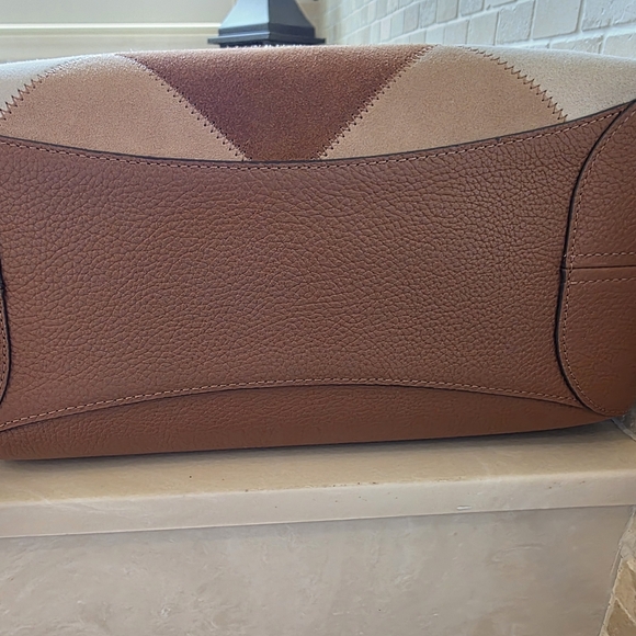 NWT Kate Spade New York Patchwork Suede Leila In Warm Ginger - Picture 4 of 14